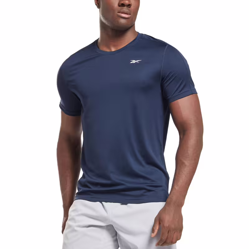 REEBOK Short Sleeve Tech Tee Navy