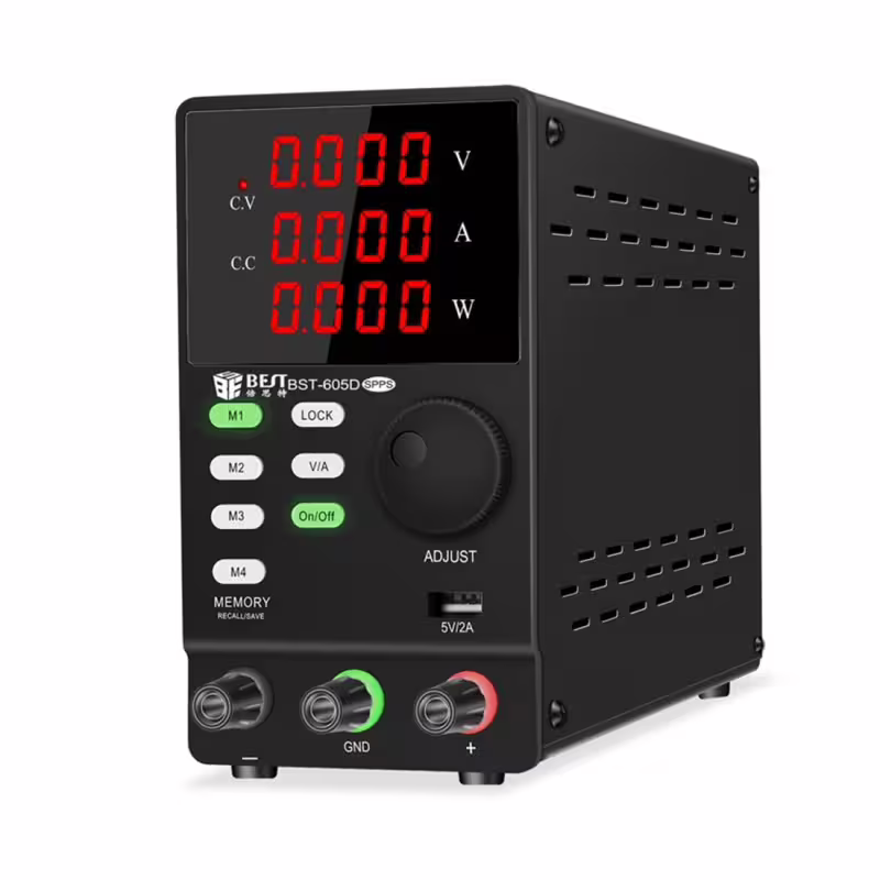 Захранващ блок BST-605D, лабораторен, стабилизиран, 60VDC, 5A