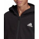 ADIDAS 3-Stripes Full-Zip Hoodie Black