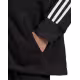ADIDAS 3-Stripes Full-Zip Hoodie Black