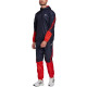 ADIDAS Sportswear Hooded Tracksuit Blue/Red