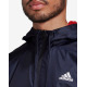 ADIDAS Sportswear Hooded Tracksuit Blue/Red