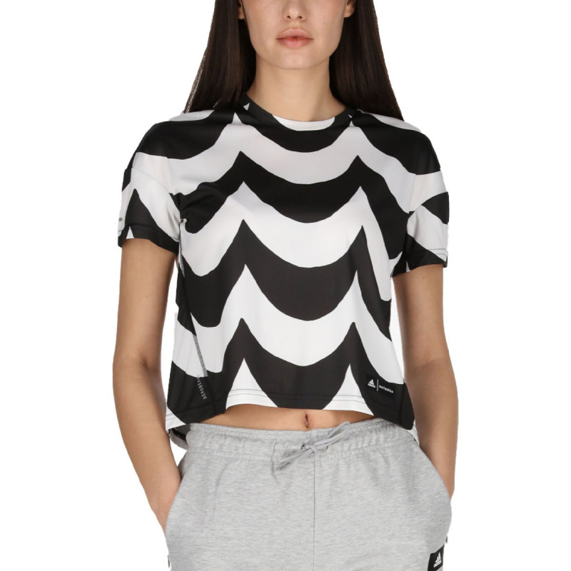 ADIDAS x Marimekko Fast Tee Black/White