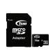 MicroSDHC, карта памет TEAMGROUP, клас 10, адаптер, 16GB