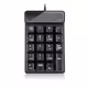 Клавиатура мини K4, numpad, черна, USB