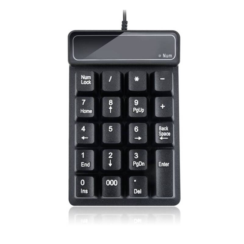 Клавиатура мини K4, numpad, черна, USB