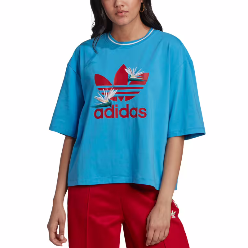 ADIDAS x Thebe Magugu Loose Tee Blue