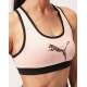 PUMA Mid Impact 4Keeps Graphic Bra Pink