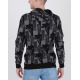 PUMA Power All Over Printed Hoodie Grey/Black