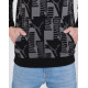 PUMA Power All Over Printed Hoodie Grey/Black