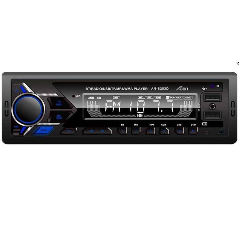 Автомобилен радио MP3 плеър AN-8253D, AUX, FM, SD, USB, BLT 4x50W, 12VDC