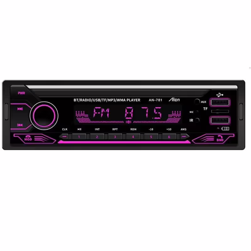 Автомобилен радио MP3 плеър AN-781, AUX, FM, SD, USB, BLT 4x50W, 12VDC