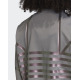 ADIDAS Large Logo Track Jacket Charcoal Solid Grey/True Pink