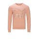 PUMA Classics Logo Crew Neck Blouse Peach