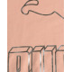 PUMA Classics Logo Crew Neck Blouse Peach