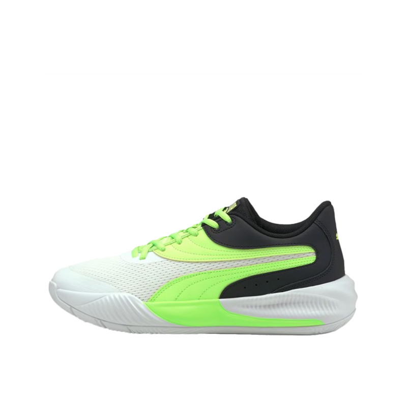 PUMA Triple Basketball White Green Glare