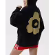 ADIDAS x Marimekko Oversize Golden Flower Graphic Hoodie Black