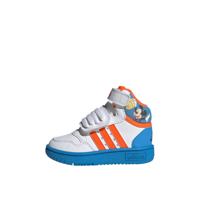 ADIDAS x Disney Mickey Hoops Mid Shoes White/Multi