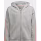 ADIDAS Sportswear 3-Stripes Full-Zip Hoodie Grey