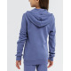 ADIDAS Sportswear Linear Logo Full-Zip Hoodie Purple