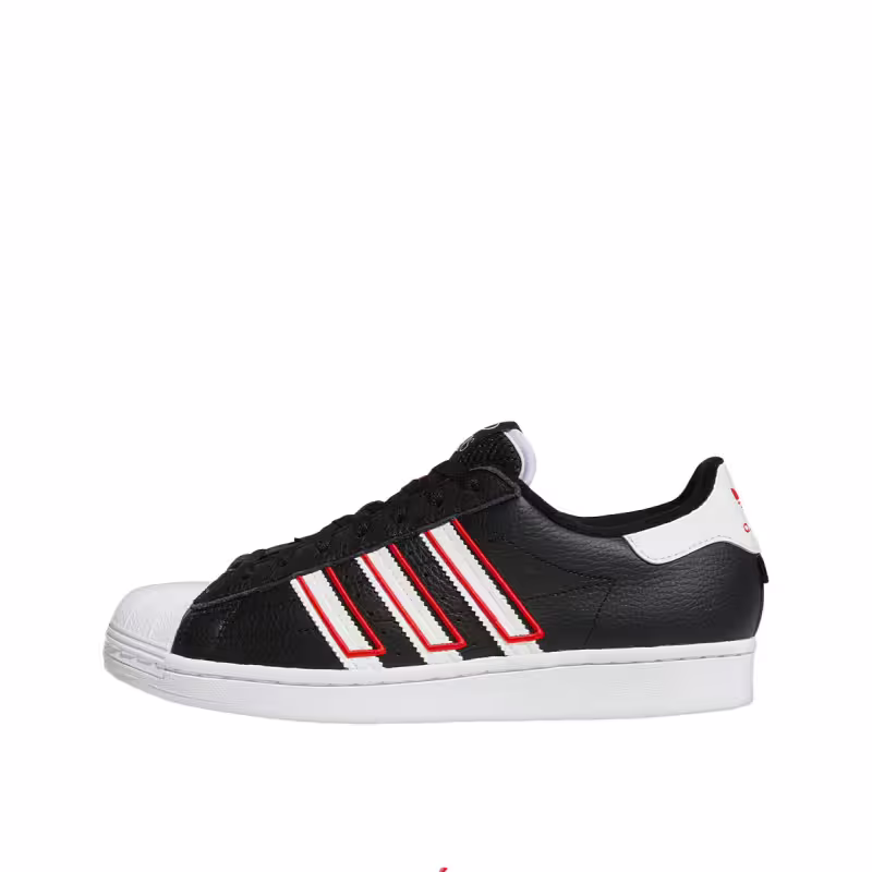 ADIDAS Originals Superstar Shoes Black/Red