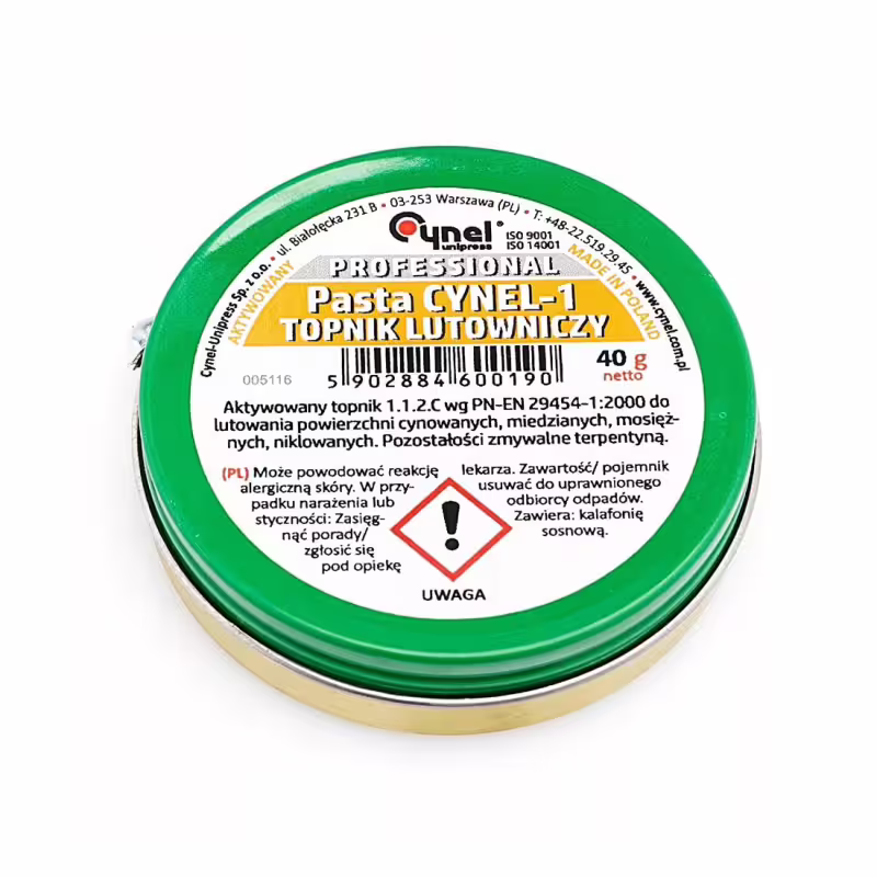 Флюс-паста Cynel, за запояване, 40g