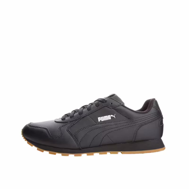 PUMA ST Runner Full Leather Shoes Black