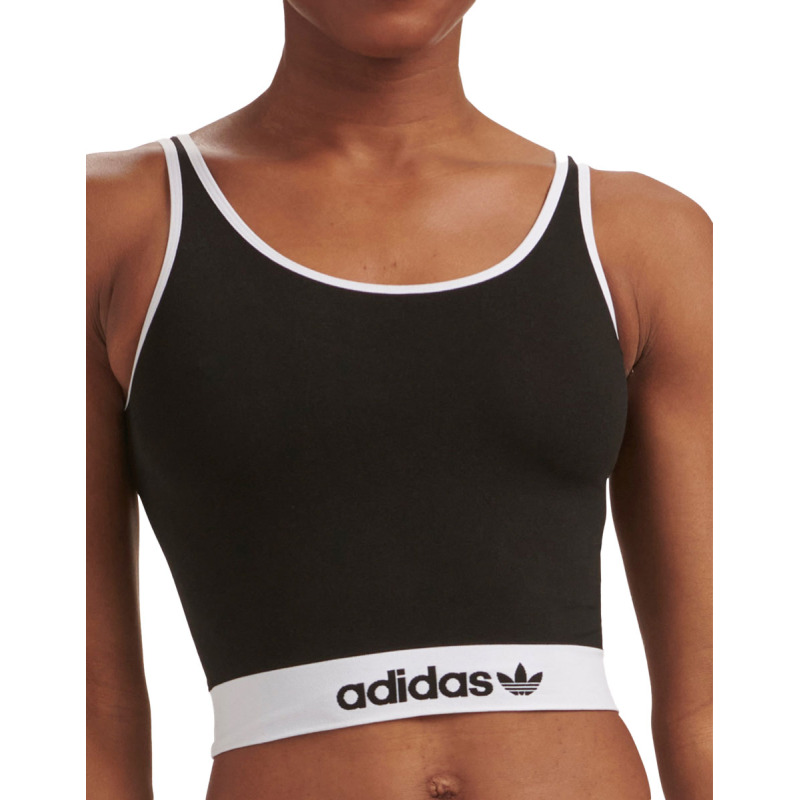 ADIDAS Originals Ribbed Modern Flex Brami Underwear Black