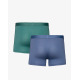 ADIDAS 2-Packs Comfort Flex Eco Soft 3-Stripes Boxer Blue/Green