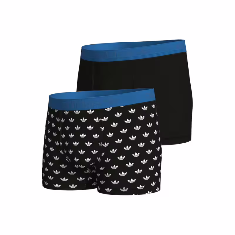 ADIDAS 2-Packs Comfort Flex Cotton Boxer Black/Multi