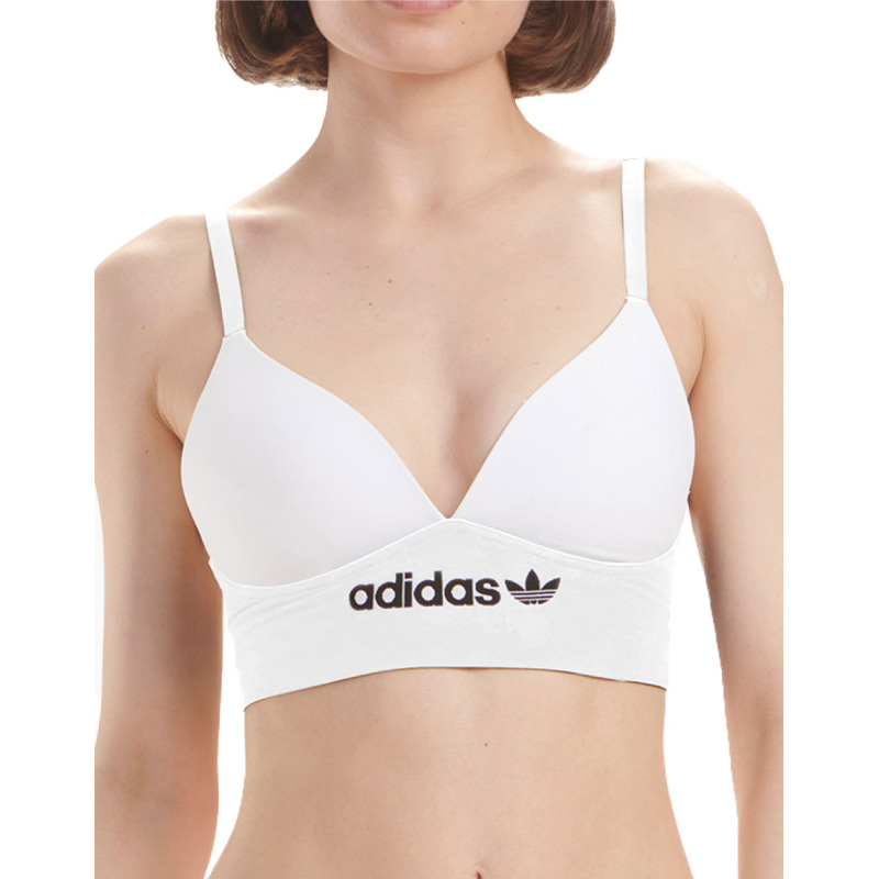 ADIDAS Originals Modern Flex Triangle Bra Underwear White