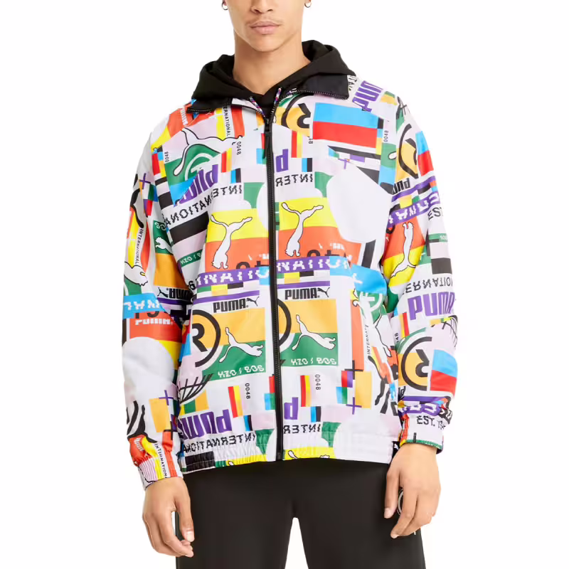 PUMA International Lab Woven Track Jacket Multicolor