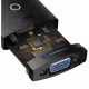 Преходник Baseus Lite, HDMI към VGA, Черен - 40388