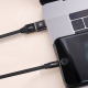 Преходник Baseus Mini, USB F към Type-C, OTG, Черен - 40397