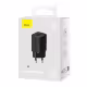Мрежово зарядно устройство Baseus GaN5 Pro Fast Charger, 40W, 2 x Type-C F, Черен - 40408