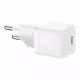 Мрежово зарядно устройство Baseus GaN5S Fast Charger 1C, 20W, 1 x Type-C F, Бял - 40407