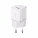 Мрежово зарядно устройство Baseus GaN5S Fast Charger 1C, 30W, 1 x Type-C F, Бял - 40405