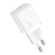 Мрежово зарядно устройство Baseus GaN5S Fast Charger 1C, 30W, 1 x Type-C F, Бял - 40409
