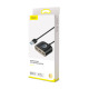 USB хъб Baseus Square round, 4 Порта, USB към 3xUSB 2.0, 1xUSB 3.0, 1.0m, Черен - 12077