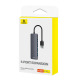 USB хъб Baseus UltraJoy, 4 Порта, USB към 4xUSB 3.0, 0.15m, Сив - 12072