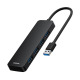 USB хъб Baseus UltraJoy, 4 Порта, USB към 4xUSB 3.0, 0.15m, Черен - 12073