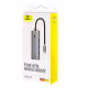 USB хъб Baseus UltraJoy, 5 Порта, Type-C към 4xUSB 3.0, PD, 0.22m, Сив - 12076