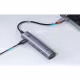Докинг станция Baseus UltraJoy, 6 порта, Type-C към 2xUSB 3.0, USB 2.0, Type-C, PD, HDMI, RJ45, Сив - 12070