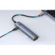 Докинг станция Baseus UltraJoy, 6 порта, Type-C към 2xUSB 3.0, USB 2.0, Type-C, PD, HDMI, RJ45, Сив - 12070