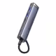Докинг станция Baseus UltraJoy, 6 порта, Type-C към 2xUSB 3.0, USB 2.0, Type-C, PD, HDMI, RJ45, Сив - 12070