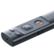 Мултифункционално дистанционно Baseus Orange Dot, Лазерна показалка, Сив - 40394