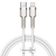 Кабел за данни Baseus Cafule, Type-C - Lightning, 20W, 1.0m, Бял - 40476