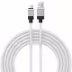 Кабел за данни Baseus CoolPlay, Type-C, 100W, 2.0m, Бял - 40448
