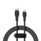 Кабел за данни Baseus Pudding, Type-C - Lightning, 20W, 1.2m, Черен - 40433