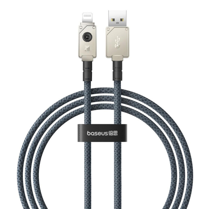 Кабел за данни Baseus Unbreakable, Lightning, 1.0m, Черен - 40436